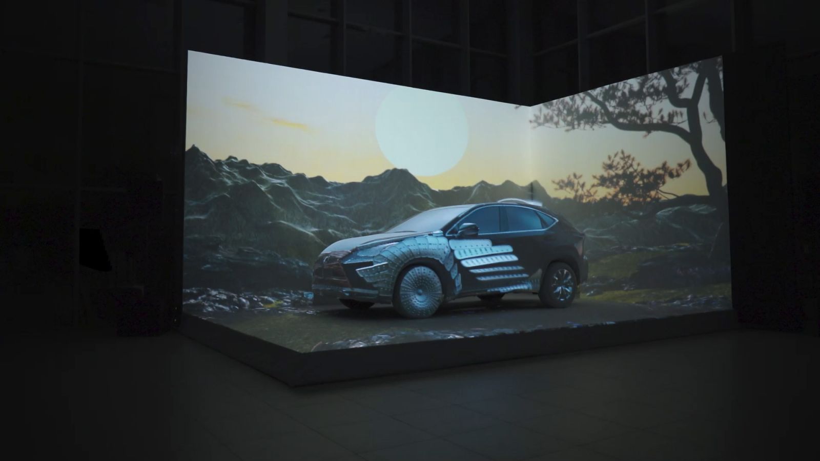 Lexus NX - 3D Видеомеппинг
