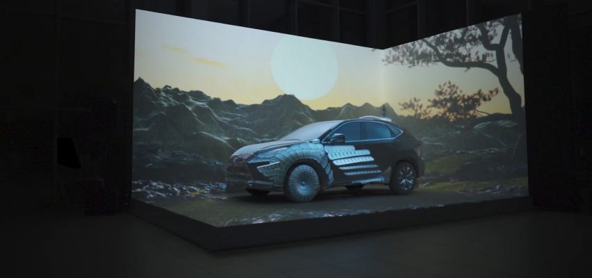 Lexus NX - 3D Видеомеппинг